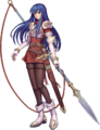 Artwork of Caeda from New Mystery of the Emblem.