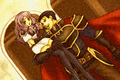 CG image of Hector and Florina after the battle from The Blazing Blade.