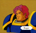 Artwork of Roger from Shadow Dragon & the Blade of Light.