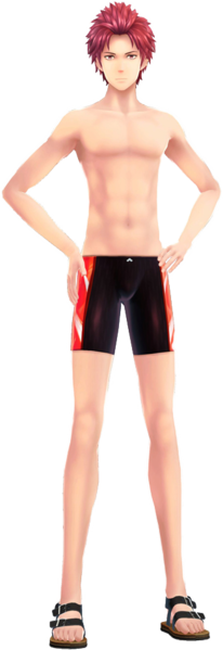 File:TMSFE Touma Swimsuit DLC.png
