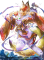 Artwork of Selkie as a Kitsune in Fire Emblem Cipher.