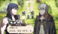 Chrom talking to Robin (here known as "Jase")