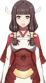 Mitama's Live 2D model from Fates.