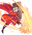 Artwork of Edelgard: Flame Emperor from Heroes.
