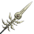 Artwork of the Lance of Ruin from Three Houses.