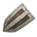 Artwork of an Iron Shield from Warriors: Three Hopes.