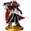 Trophy Black Knight in Super Smash Bros. for Wii U.