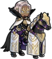 Bruno: Masked Knight's battle sprite in Heroes.