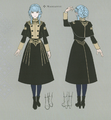 Concept art of Marianne from Three Houses.