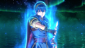 Screenshot from the reveal trailer, revealing Marth.