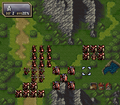A gathering of several groups of enemy units.