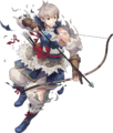 Artwork of Kiragi: Upbeat Archer from Heroes.