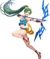 Artwork of Lyn: Lady of the Beach from Heroes.
