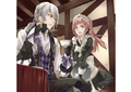 Official artwork for a support conversation between Jakob and Felicia from Fates.