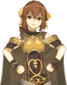 Delthea's portrait, while brainwashed by Tatarrah, from Echoes: Shadows of Valentia.