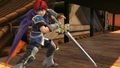 Roy wielding the Binding Blade in Super Smash Bros. for Wii U.