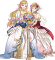 Artwork of Sharena: Pillars of Peace, a Duo Hero of which Veronica is a part.