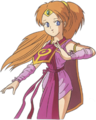 Artwork of Linde from Shadow Dragon & the Blade of Light.