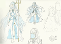 Concept artwork of Azura from Fates.