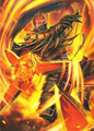 Artwork of Saizo as a Master Ninja in Fire Emblem Cipher.
