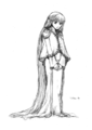 Concept artwork of Sophia from The Binding Blade.