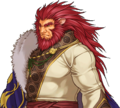Portrait of Caineghis from Radiant Dawn.