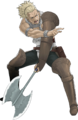 Artwork of Vaike with a Tomahawk from Awakening.