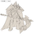 Concept artwork of Surtr for Heroes.