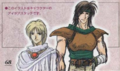 Concept sketches of Sleuf and Deen from Thracia 776.