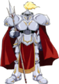 Artwork of the Genealogy of the Holy War General depiction from the Fire Emblem Trading Card Game.