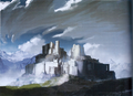 Artwork of Rigel Castle from Echoes: Shadows of Valentia.