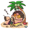 Artwork of Claude: Tropical Trouble.