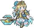 Fjorm: Ice Ascendant's default animation in Heroes.