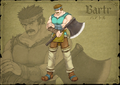CG image of Bartre in Path of Radiance.