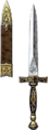 Concept arwork of the Golden Dagger from Echoes: Shadows of Valentia.