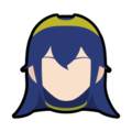 Stock icon of Lucina from Super Smash Bros. Ultimate.