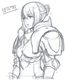 Concept artwork of Effie from Fates.