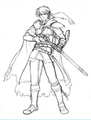 Concept artwork of Ike from Path of Radiance.