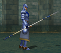 A generic allied Halberdier in Path of Radiance.