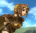 Delthea wearing Mila's Diadem from Fire Emblem Echoes: Shadows of Valentia.