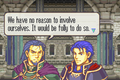Uther and Hector discuss Pherae's situation.