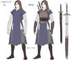 Concept artwork of Swordfighter Haldyn from Vestaria Saga I: War of the Scions.