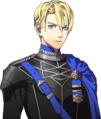 High quality portrait artwork of Dimitri in Three Houses.