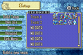 Managing the player's teams in the Link Arena in The Blazing Blade.