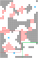 Ingrid entering the red area triggers reinforcements around the heal tile +, and her entering the green area triggers reinforcements from the escape route.