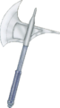 Artwork of a steel axe from the Fire Emblem Trading Card Game.