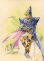 Artwork of Merric from Mystery of the Emblem.