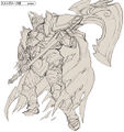 Concept artwork of Surtr for Heroes.