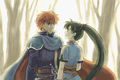 Eliwood and Lyn after the battle.*