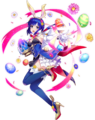 Artwork of Catria, in her Hares at the Fair outfit, from Heroes.